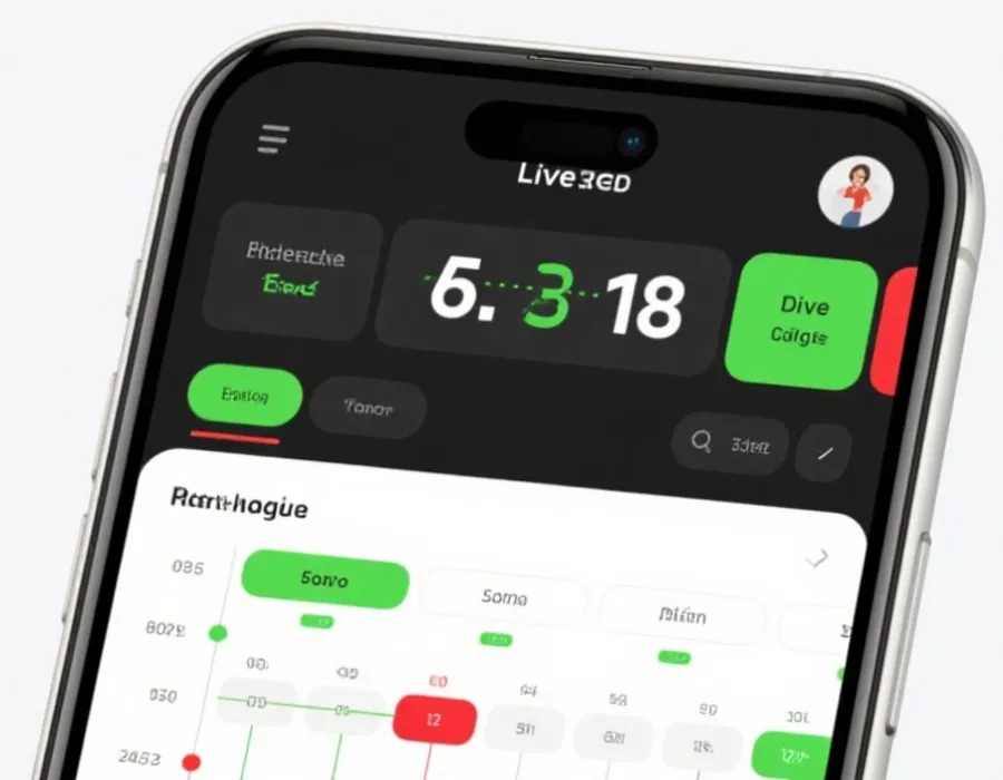 即时比分与赛程联动示意图